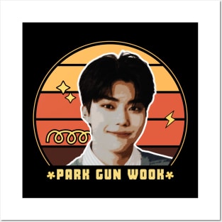 Retro Park Gun Wook ZEROBASEONE Posters and Art